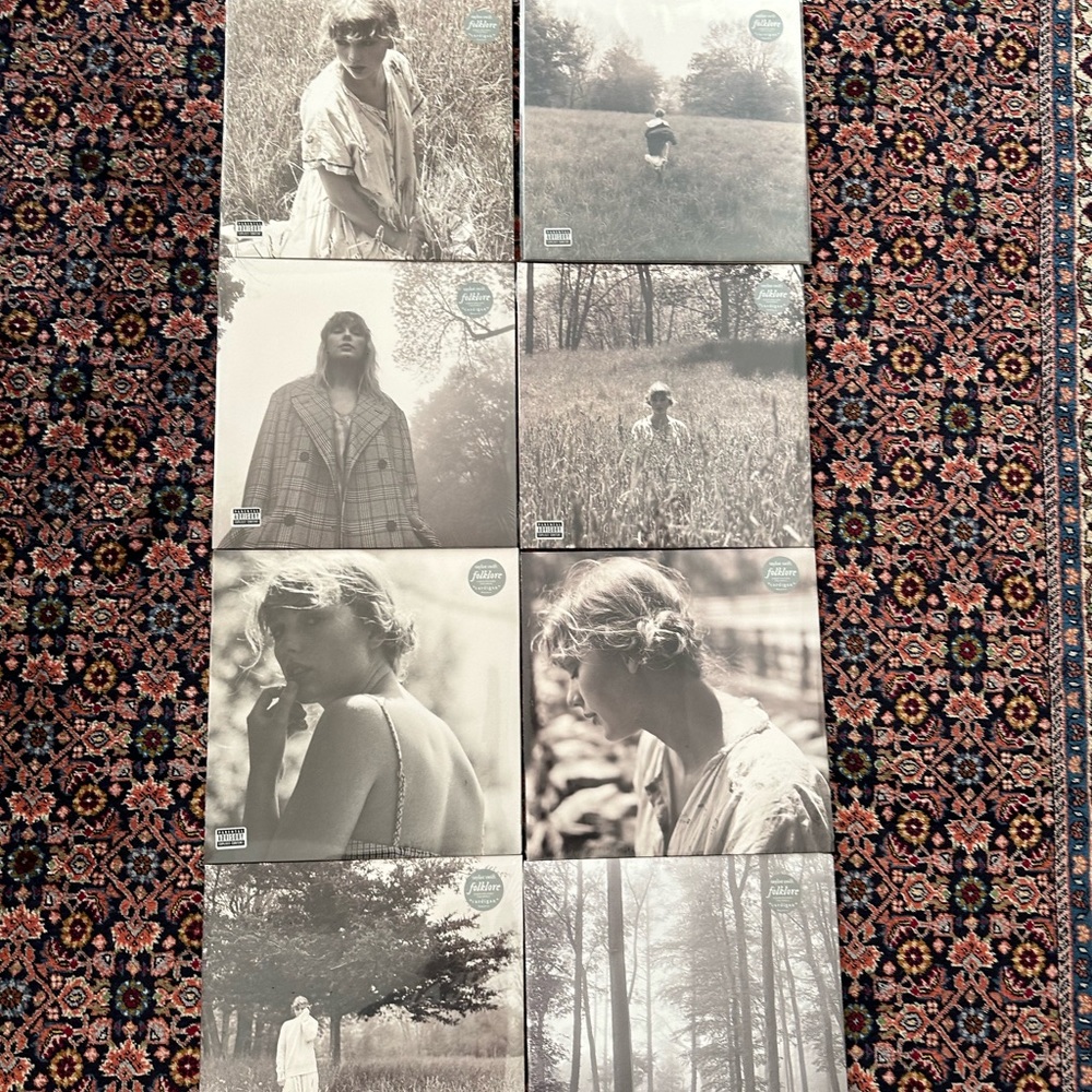 RARE Folklore Taylor Swift Vinyl Bundle All Variants New Sealed Bettys Garden - Picture 9 of 10